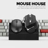 Support pour clavier de bureau et double souris PC, réduit l'encombrement, mieux organiser votre bureau, convient à toutes les tailles de clavier et de souris (DK03)