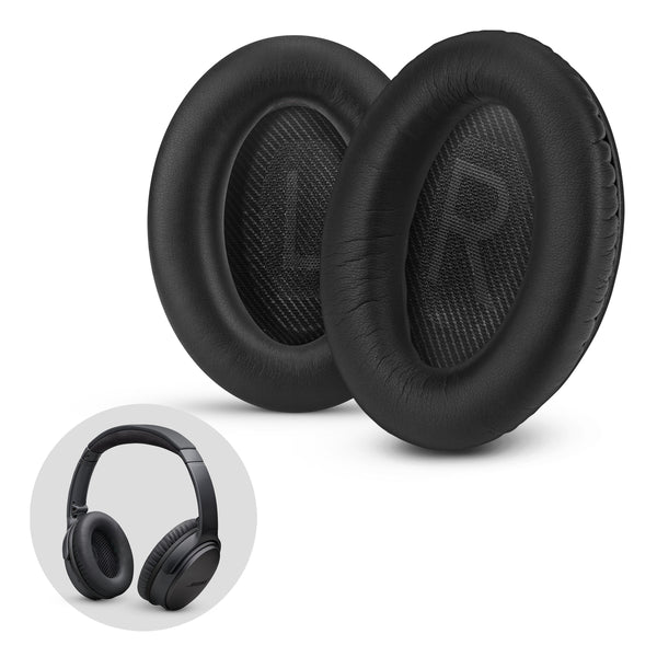 Replacement Ear Pads For Bose QuietComfort 35 & QC35 II Headphones - Soft Memory Foam Cushions, Improves Comfort & Noise Isolation