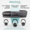 ProStock ATH M50X & M Series Coussinets de rechange - Forme personnalisée avec mousse à mémoire de forme - Perforé