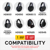 Almohadillas de repuesto para auriculares Sennheiser HD600, HD650, HD660S, HD525, HD535, HD545 y Massdrop HD58X, HD6XX - Cojines de cuero vegano suave para mayor comodidad