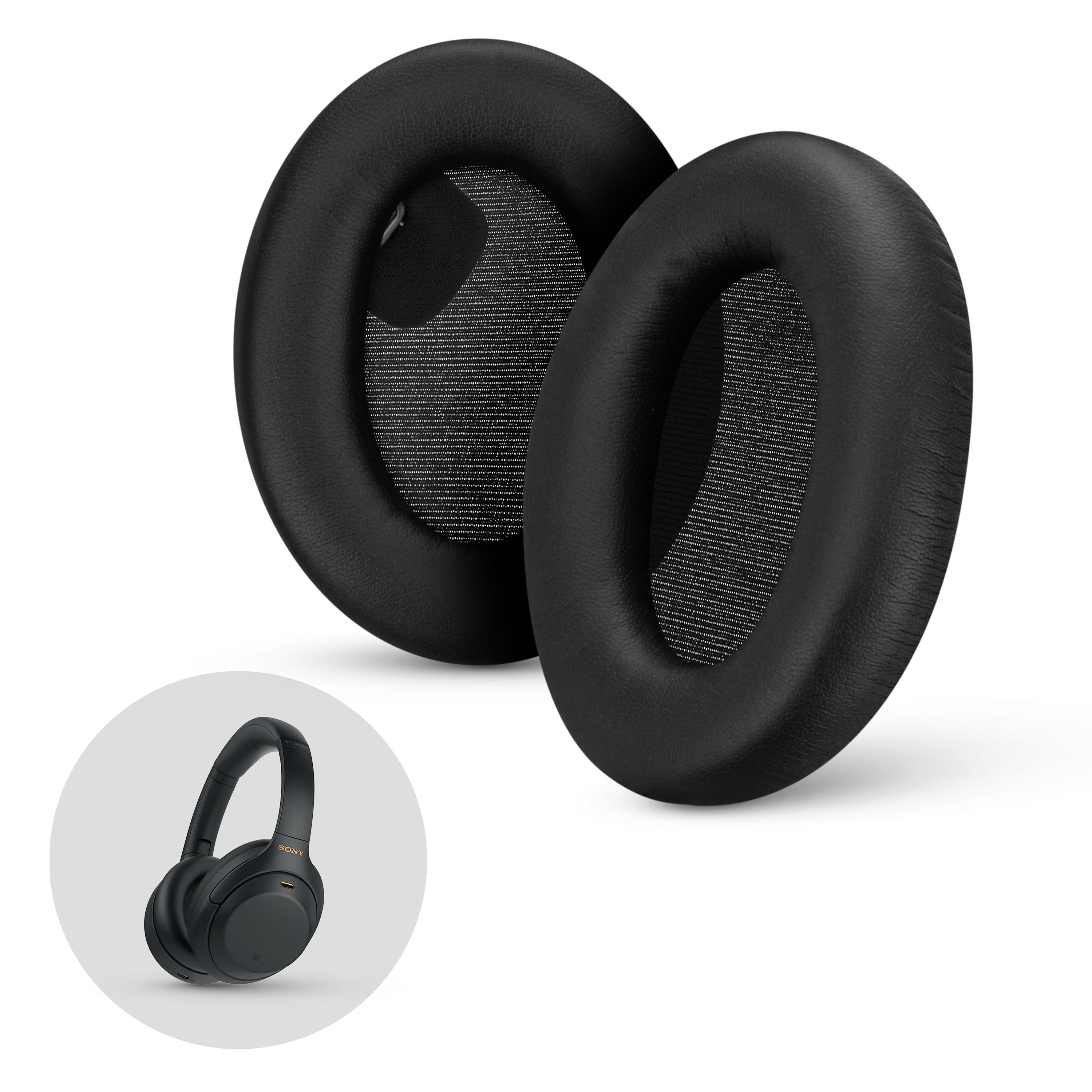 Sony WH-1000XM4 Replacement Earpads - Soft PU Leather & Memory