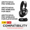 وسائد أذن لاسلكية Arctis Nova Pro من Steelseries - جل هجين ورغوة ذاكرة لزيادة السُمك والمتانة وعزل الصوت