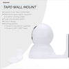 Wall Mount Holder For Tapo Pan/Tilt (C200 &amp; C210) Smart Security Camera, Custom Designed Bracket, Reduce Blind Spots &amp; Clutter
