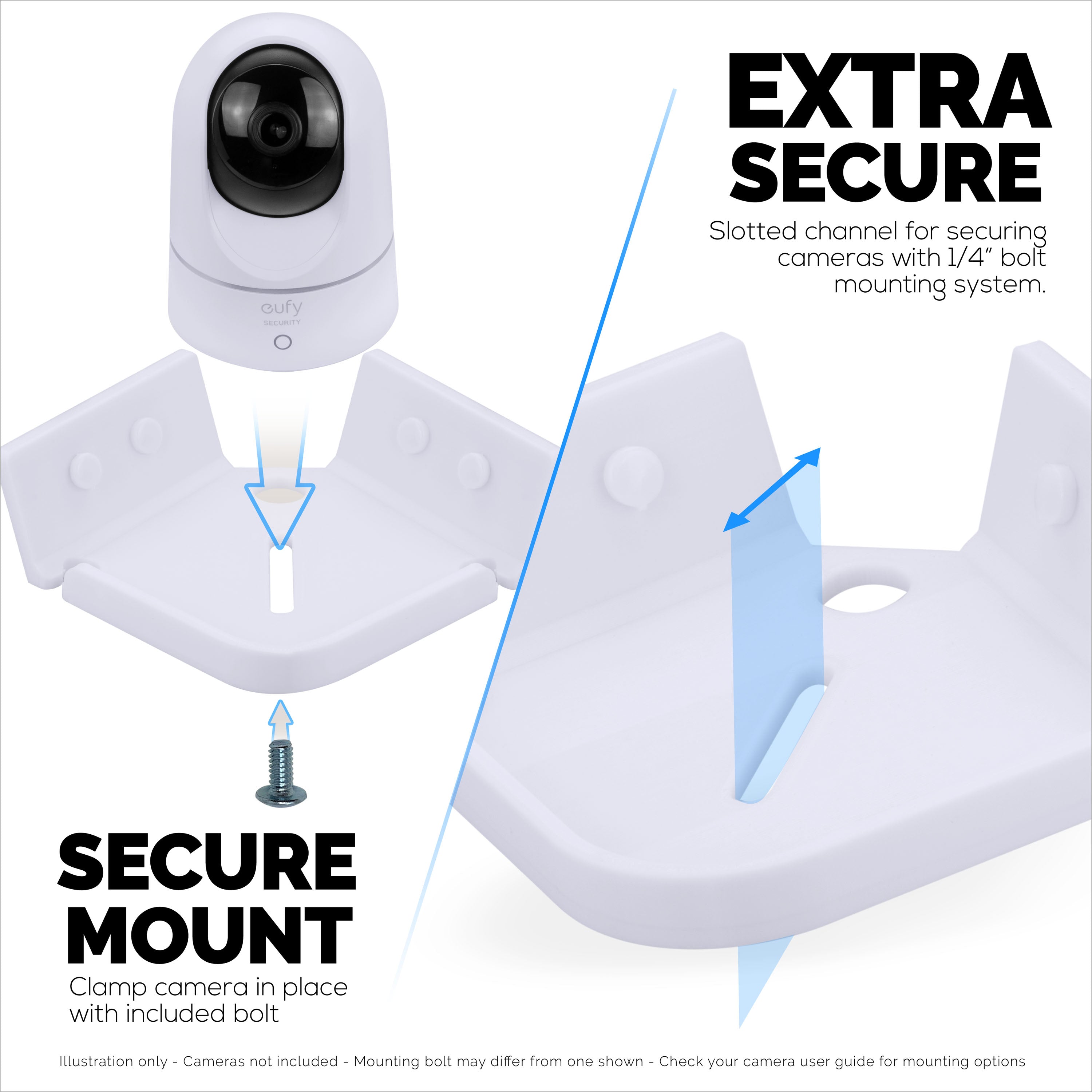 BLINK Cam Secure Wall // A Hardware Locked Wall Mount for Your