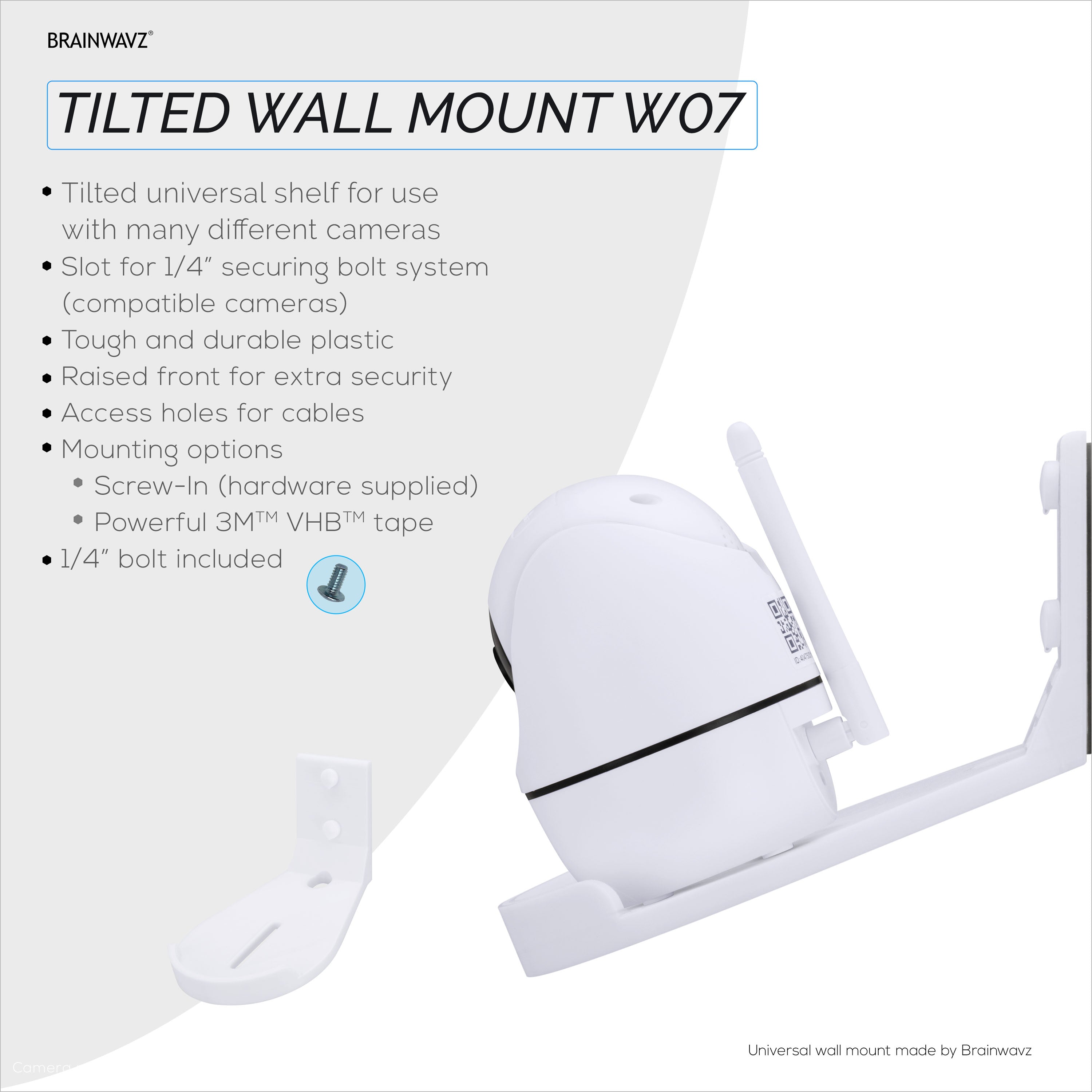 Wall Mount for Tp-Link Deco XE75 WIFI mesh routers - Brainwavz Audio