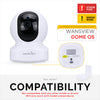 Wandmontagehouder voor Wansview Dome Q5 Smart Security Camera, op maat ontworpen beugel, vermindert blinde vlekken en rommel