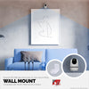 Support mural compatible avec la caméra de sécurité WUUK Y0510 - Adhésif et vis pour une installation facile, réduire les angles morts et l'encombrement