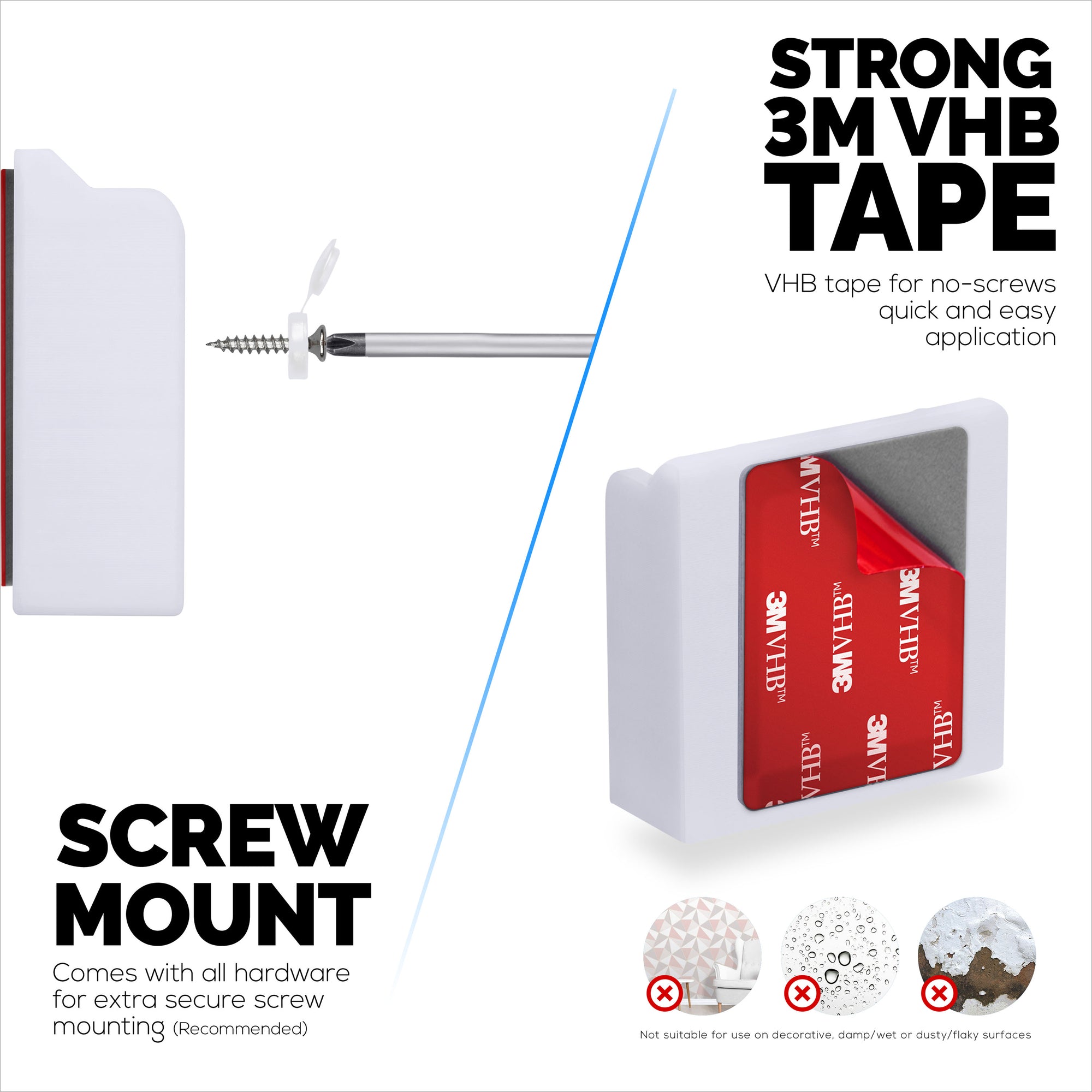 Wall Mount for WYZE Cam OG Indoor/Outdoor 1080p Wi-Fi Camera, Security Camera Holder Bracket, Reduce Blind Spots &amp; Clutter