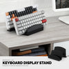 Dubbele desktop-toetsenbordstandaard en -houder, organiseer uw bureau, verminder rommel, geschikt voor toetsenborden van alle maten (DK01)