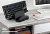 Dualer Desktop-Tastaturständer und -halter, organisieren Sie Ihren Schreibtisch, reduzieren Sie Unordnung, geeignet für Tastaturen aller Größen (DK01)
