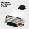 2-poziomowy stojak na klawiaturę i wyświetlacz na biurko, uporządkuj swoje biurko, zmniejsz bałagan, odpowiedni dla wszystkich rozmiarów i stylów klawiatur (DK02)