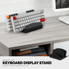 Dvouvrstvý stojan na stolní klávesnici a displej držáku, uspořádejte si stůl, omezte nepořádek, vhodný pro všechny velikosti a styly klávesnic (DK2)