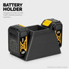 Desktop Battery Holder for Dewalt 20V / 60V Cordless Batteries With Tool &amp; Pen Storage Organizer Compartment, Fits DCB200 DCB203 DCB205 DCB206 DCB606 DCB 609 Batteries