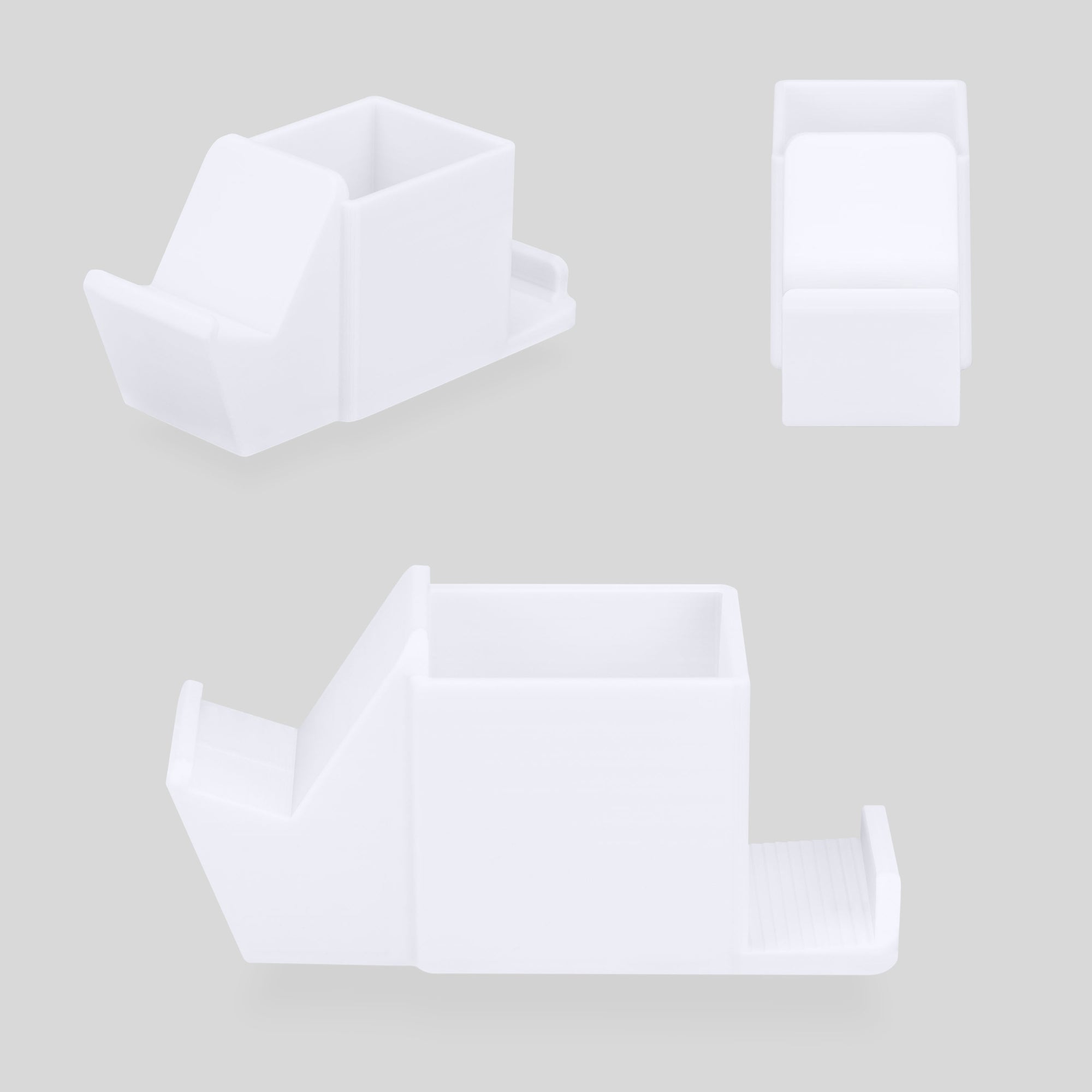 Desk Organizer with Game Controller Holder, Tablet Stand for iPads/iPhones, TV Remote &amp; Pen Storage, Reduce Desktop Clutter, Have All Your Side Table Items in One Space