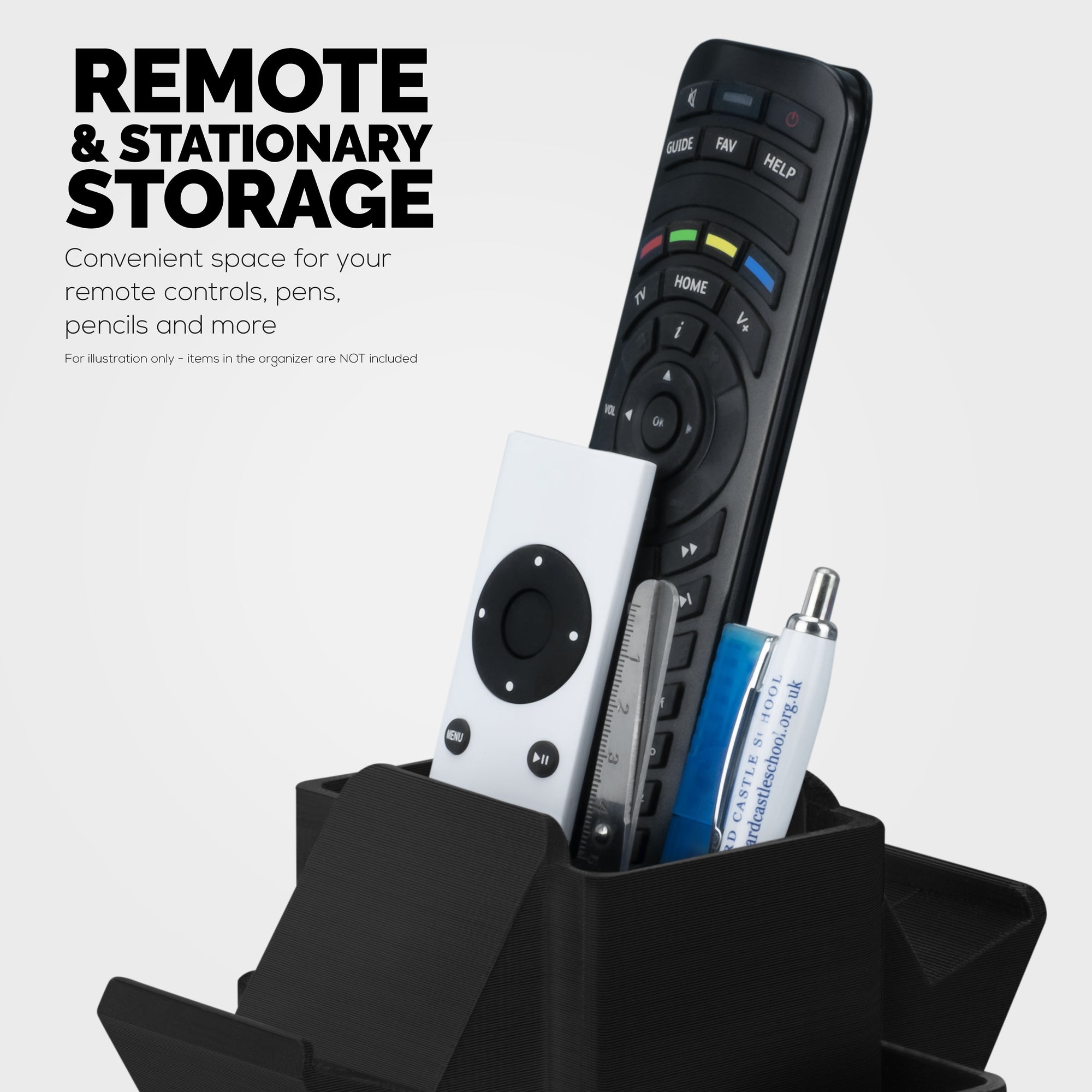 Dual Game Controller & TV Remote Control & Storage Desktop Holder