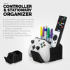 Controlador de jogos, controle remoto de TV e canetas, canetas, papelaria, armazenamento, organizador de mesa, design universal para Xbox ONE, PS5, PS4, PC Gamepads (D04)