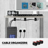 3-teiliger VHB-Klebe-Kabel-Organizer-Halter, für schwere Kabel, PC-Kabel und -Drähte mit starkem Klebstoff, Verwaltung unter dem Schreibtisch – klein