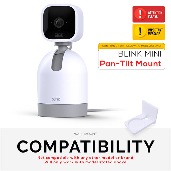 Wall Mount for Blink Mini Pan Tilt Accessory, Security Camera Holder, -  Brainwavz Audio