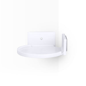 6.5” Small Floating Shelf, Adhesive & Screw In, for Bluetooth Speakers,  Cameras, Plants, Toys & More, Universal Holder, Easy to Install - Brainwavz  Audio