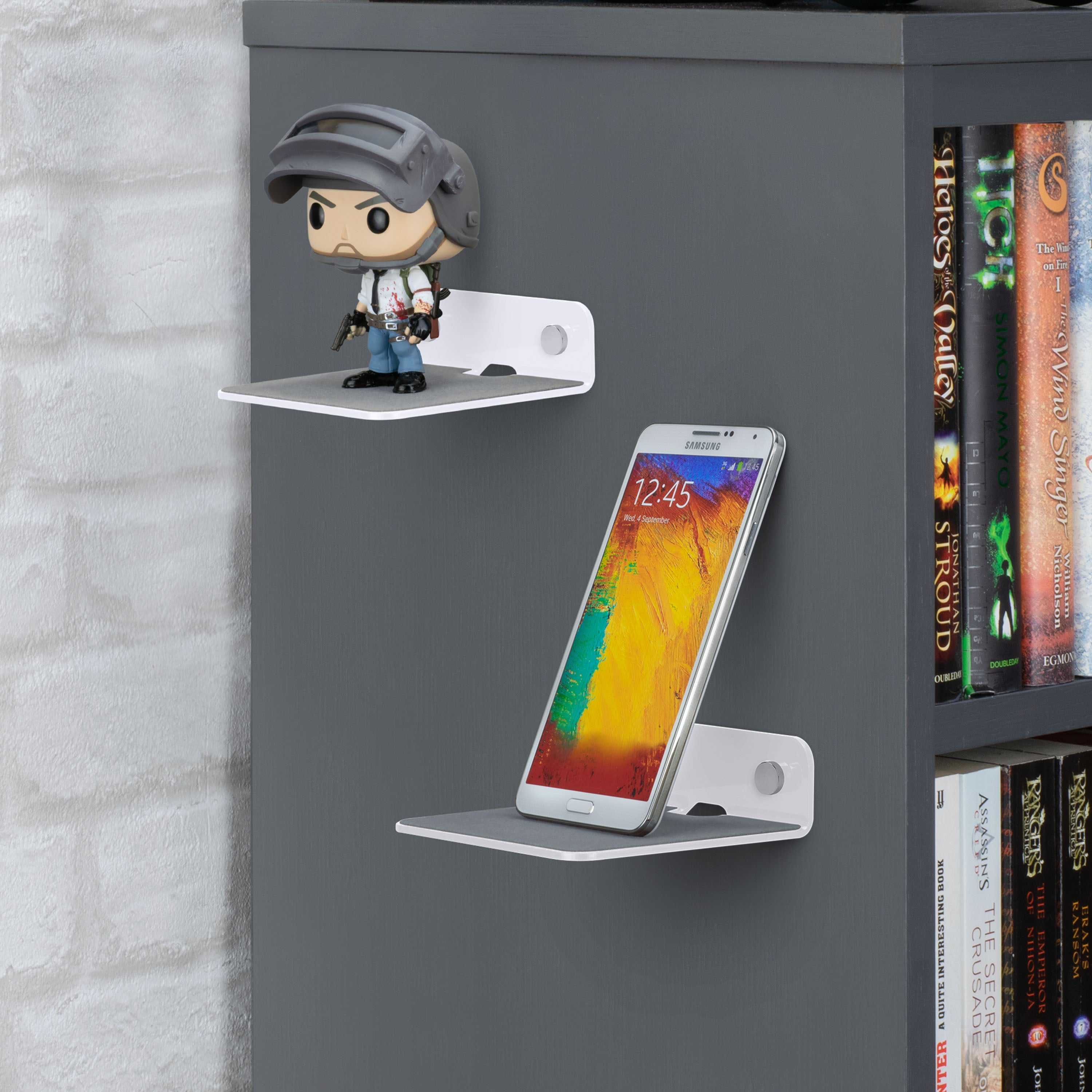 BRAINWAVZ 2 Pack 4 Small Shelves Wall Mount for Security Cameras, Bab —  CHIMIYA