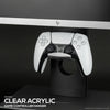 2 Pack akrylového herního ovladače Držák pro montáž na stěnu pro XBOX, PlayStation, PC a další, silné lepidlo VHB, Universal Fit