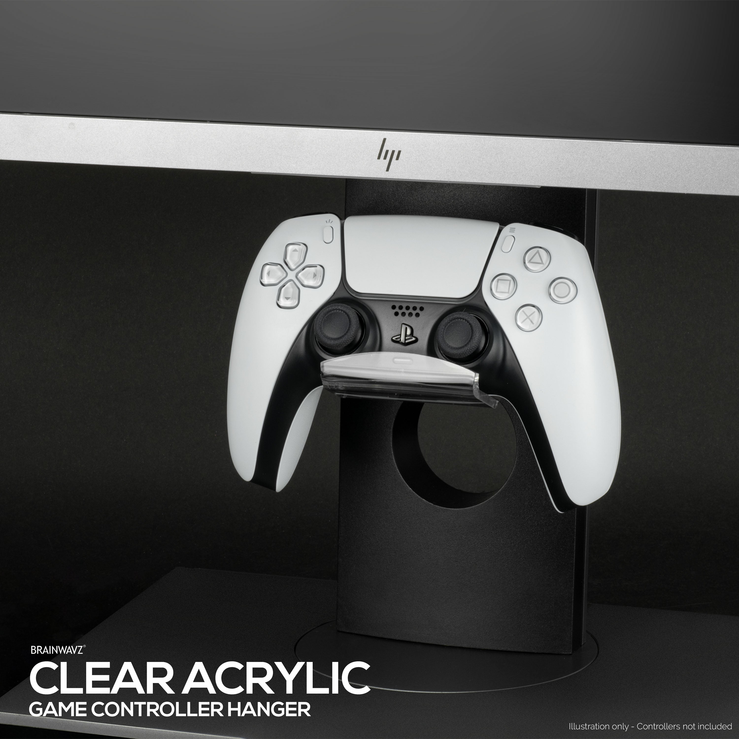 Universal Controller Bracket Transparent Acrylic Game Handle Display Stand  Desk Display Stand For PS4 PS5
