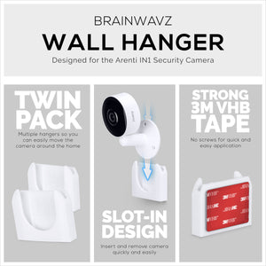 Reolink E1 Wall Mount, Works with E1 & E1 Pro Cameras, Adhesive Holder -  Brainwavz Audio