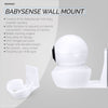Wall Mount for BabySense V43 Baby Monitor Camera - Adhesive Holder, Easy to Install, No Tools Needed, No Mess, No Drilling, Strong Mount, White