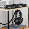 BigJ (paquete de 2) Soporte para colgar auriculares y organizador de cables debajo del escritorio