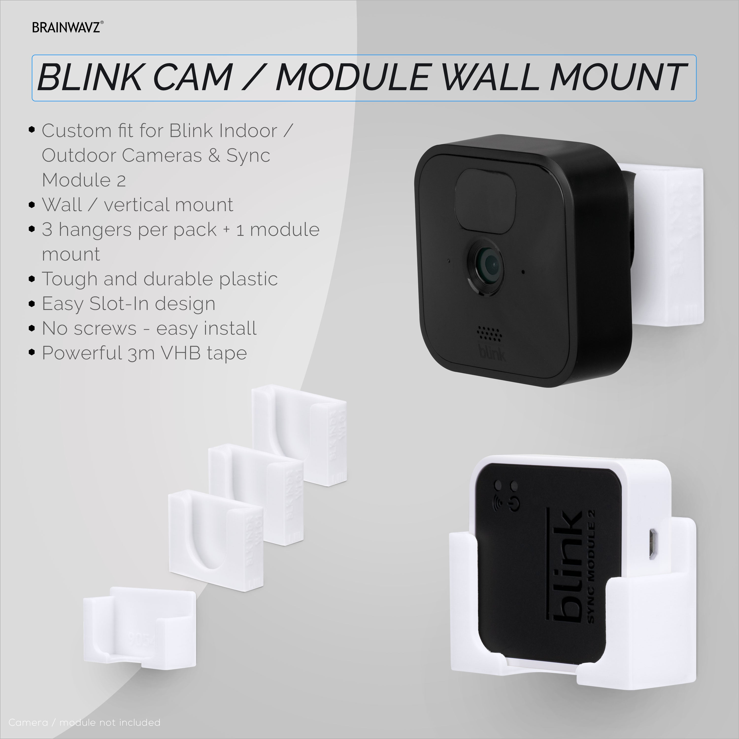 Wall Mount Blink Xt Pack Sync Module Blink Xt Installation Sync