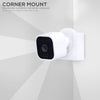 Rohový nástěnný držák pro bezpečnostní kameru Blink Mini (2 balení) – držák na lepidlo, držák bez potíží, silná páska 3M VHB, žádné šrouby, instalace bez nepořádku (bílá)