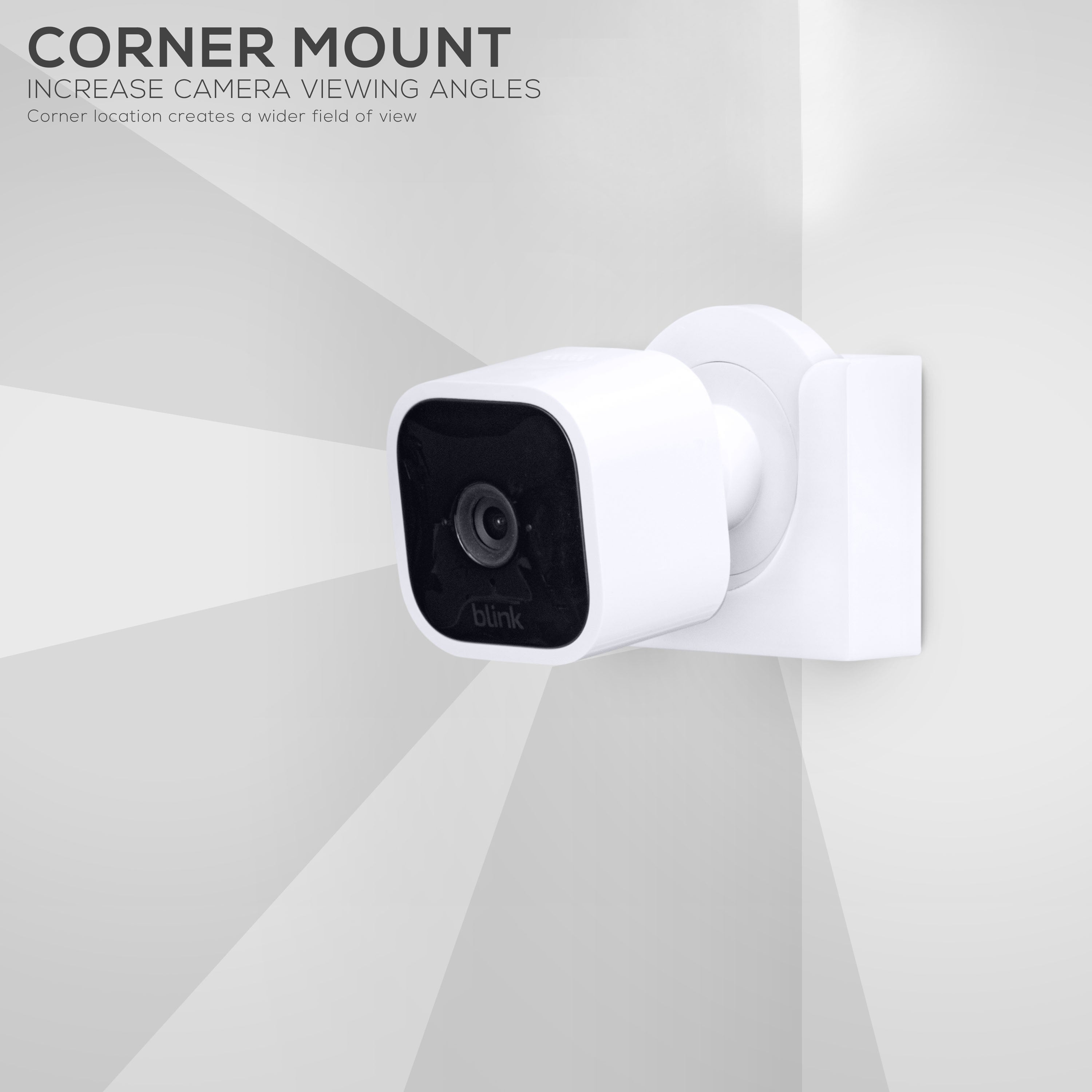 2-Pack Corner Wall Mount For Blink MIni Security Camera, Adhesive ...