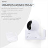 Hoekmuurbevestiging voor Blurams A31 2K-beveiligingscamera, zelfklevende houder voor beveiligingscamera, vermindert blinde vlekken en rommel, zelfklevende en inschroefbare montage