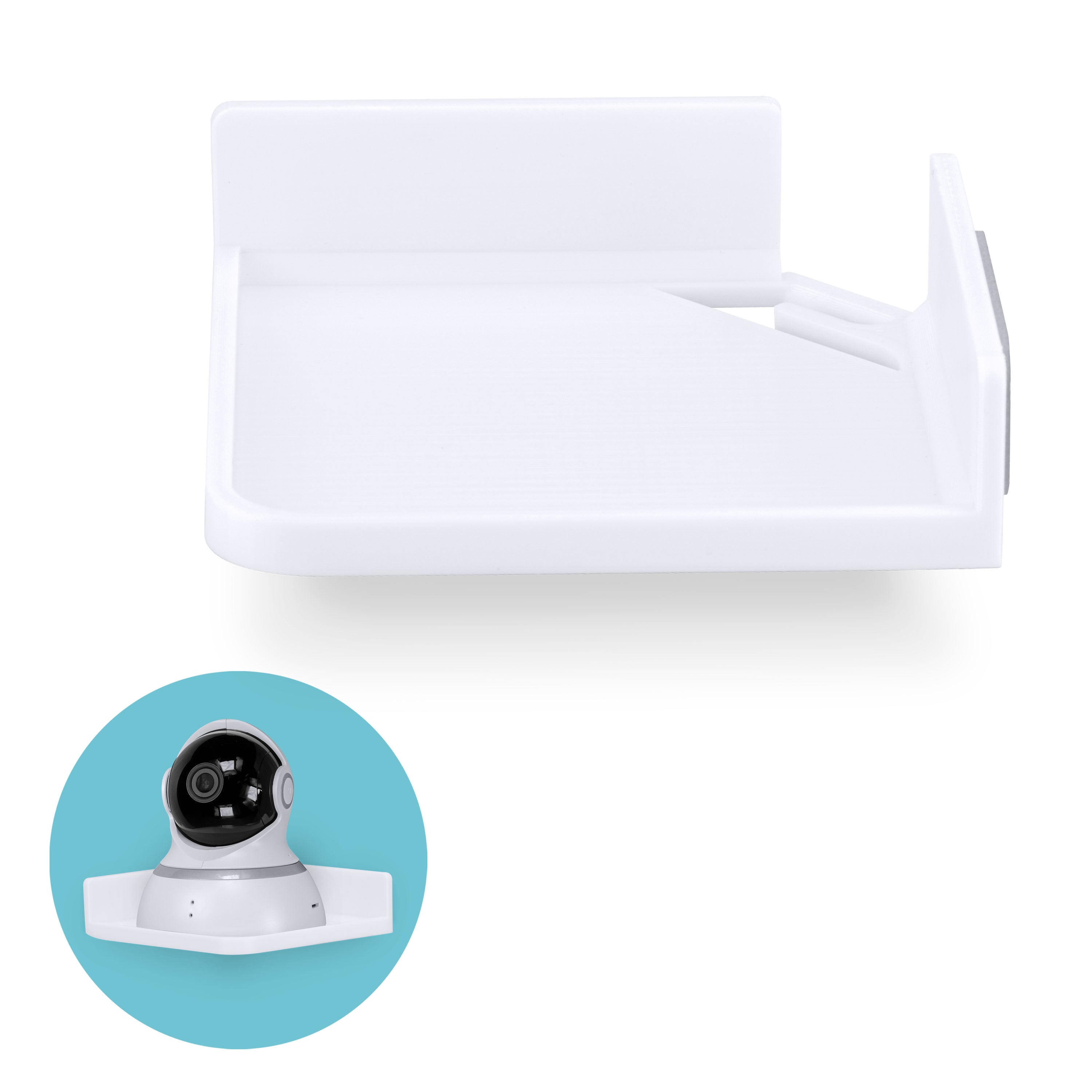 6” Adhesive Corner Small Shelf For Security Cameras, Baby Monitors, Sp -  Brainwavz Audio
