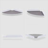 2-Pack 8.5” Small Corner Shelf Wall Mount for Baby Monitors, Cameras, Speakers, Sonos, Decor, Plants, Photos, Kitchen, Bathroom, Routers, Cable Box &amp; More Universal Holder Acrylic Floating Shelves
