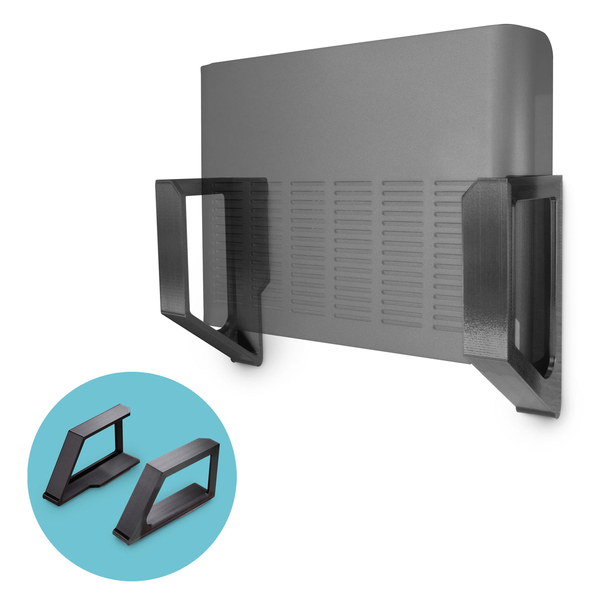 Networking Router Mount Screwless Wall mount for Routers, Cable Box, Smart Devices and more ...