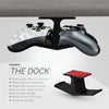 O Dock - Suporte de controle de jogo duplo sob a mesa para Xbox, PS5 / PS4, montagem universal, sem bagunça e fácil de instalar