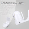 Optica voor baby's DXR8 & Pro gekantelde wandmontagehouder, zelfklevende en inschroefbare houder, eenvoudig te installeren