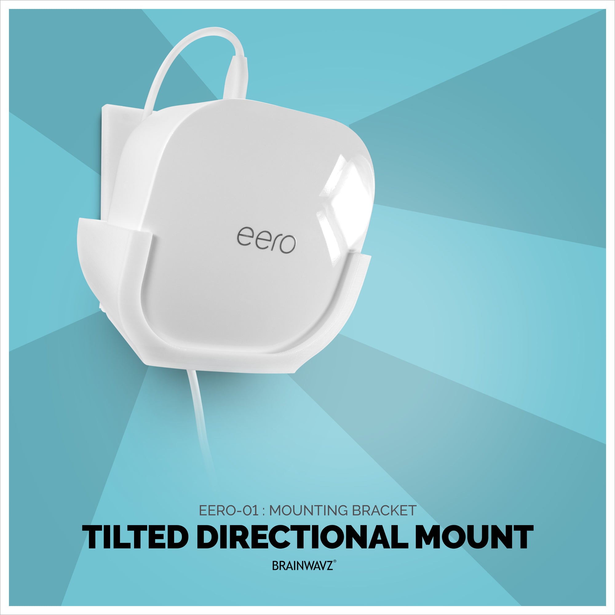 Eero Mesh Adhesive Angled Wall Mount Holder - Easy To Install