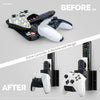 The Elephant - وحدة تحكم الألعاب وجهاز التحكم عن بعد في التلفزيون ، حامل مثبت على الحائط ، لاصق ومسمار ، تصميم عالمي لأجهزة ألعاب Xbox ONE PS5 PS4 PC