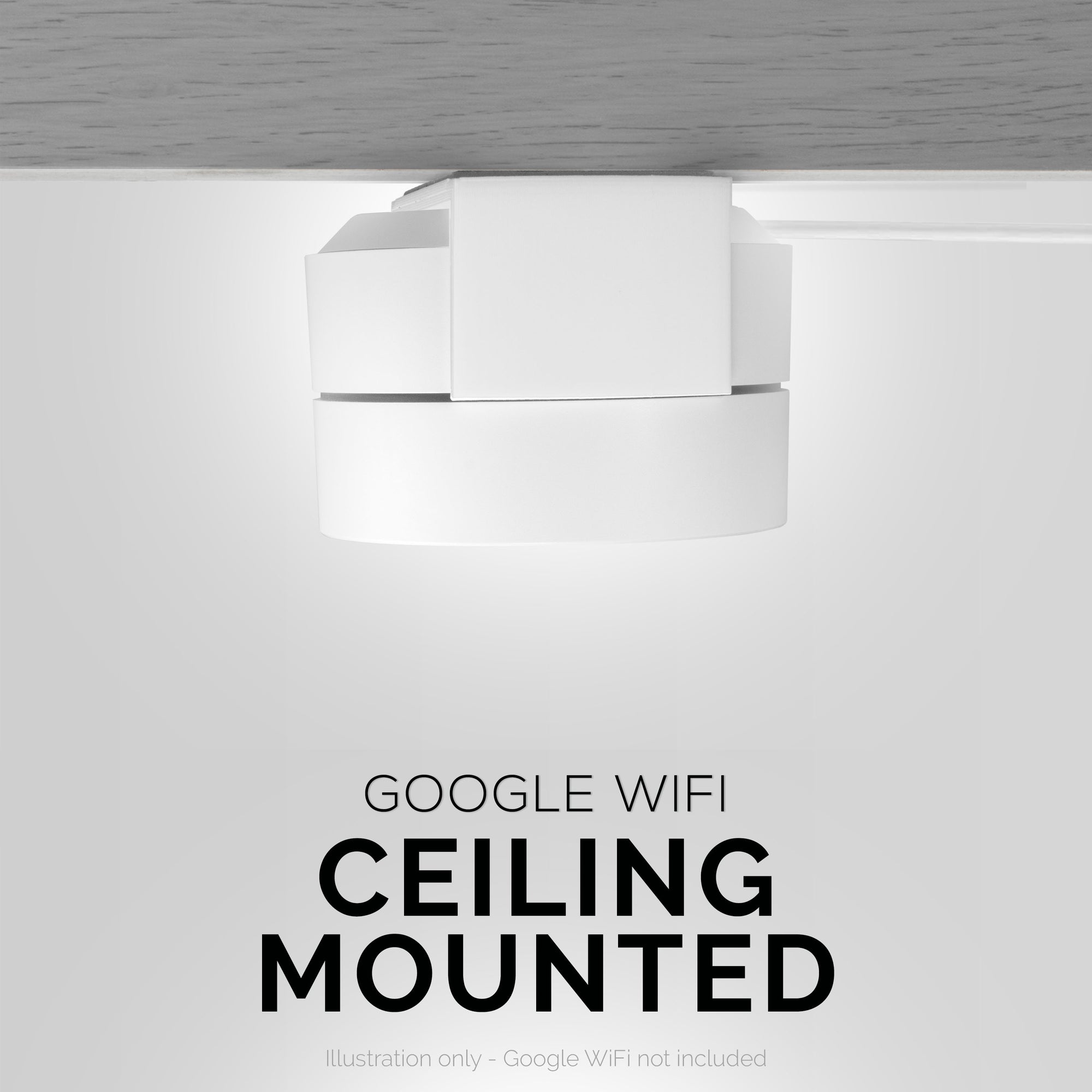 Google WiFi Adhesive Wall and Ceiling Mount (01) - Easy to