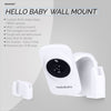 מתקן קיר עבור HB50, (2 חבילות), מחזיק דבק עבור מצלמת Hello Baby Monitor מותקן תוך דקות, תושבת מתלה ללא בלגן
