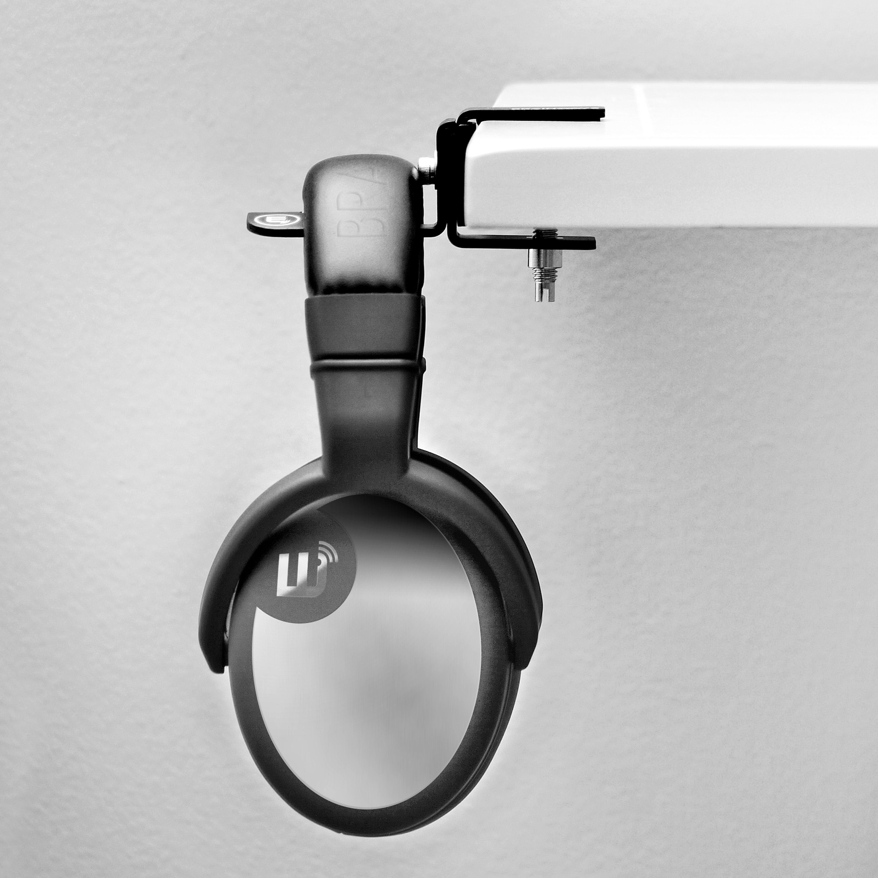 Hengja - The Desk Headphone Hanger Stand Mount, All Metal, Headset