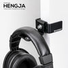 Hengja - Suporte para fone de ouvido ajustável totalmente em metal