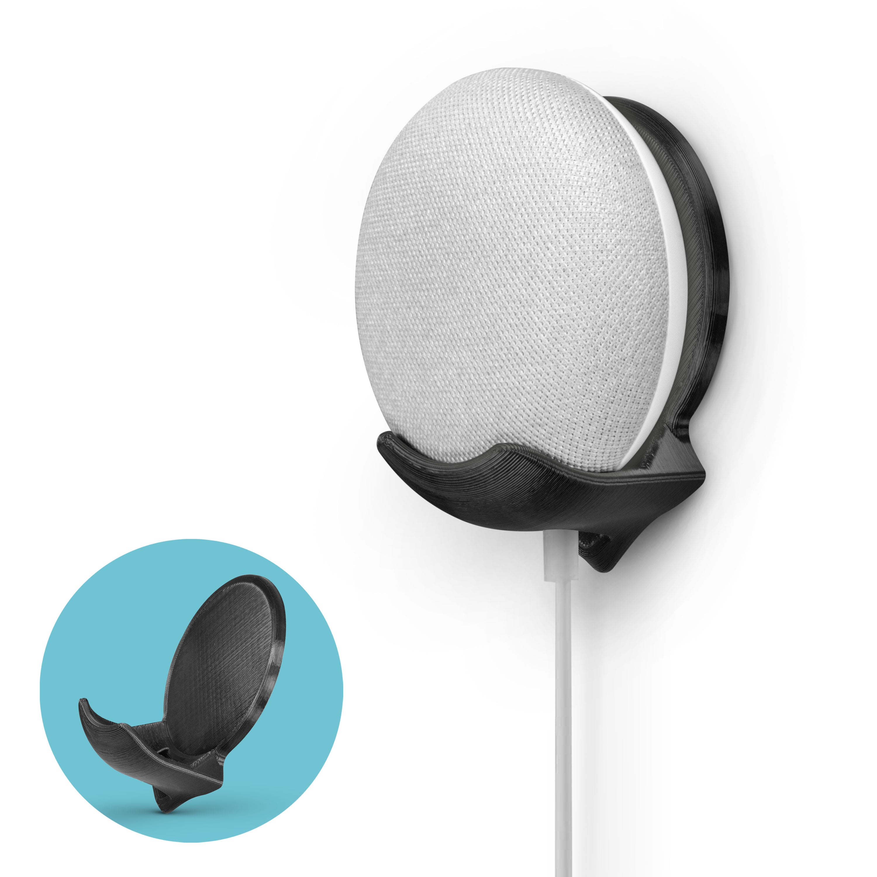 google home mini backpack mount Google Nest Home Mini Stick On Wall Mount - Easy to Install