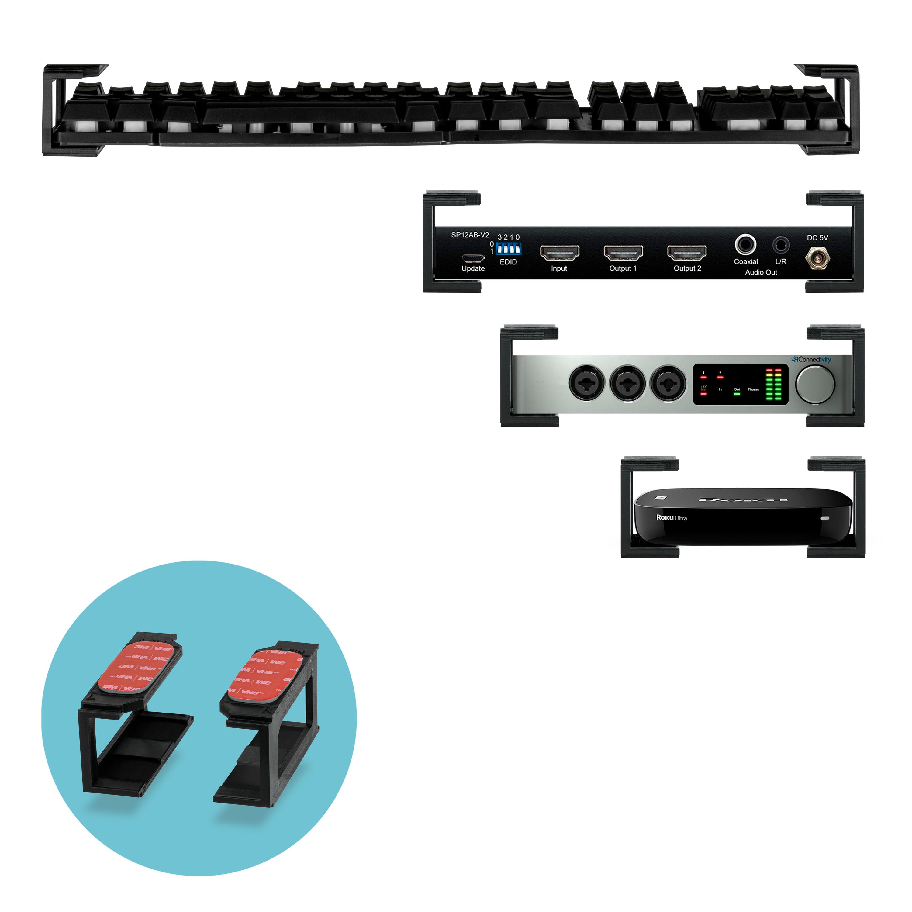 Générique Under Desk Computer Mount | Adjustable Laptop Stand Générique Under Desk Computer Mount | Adjustable Laptop Stand