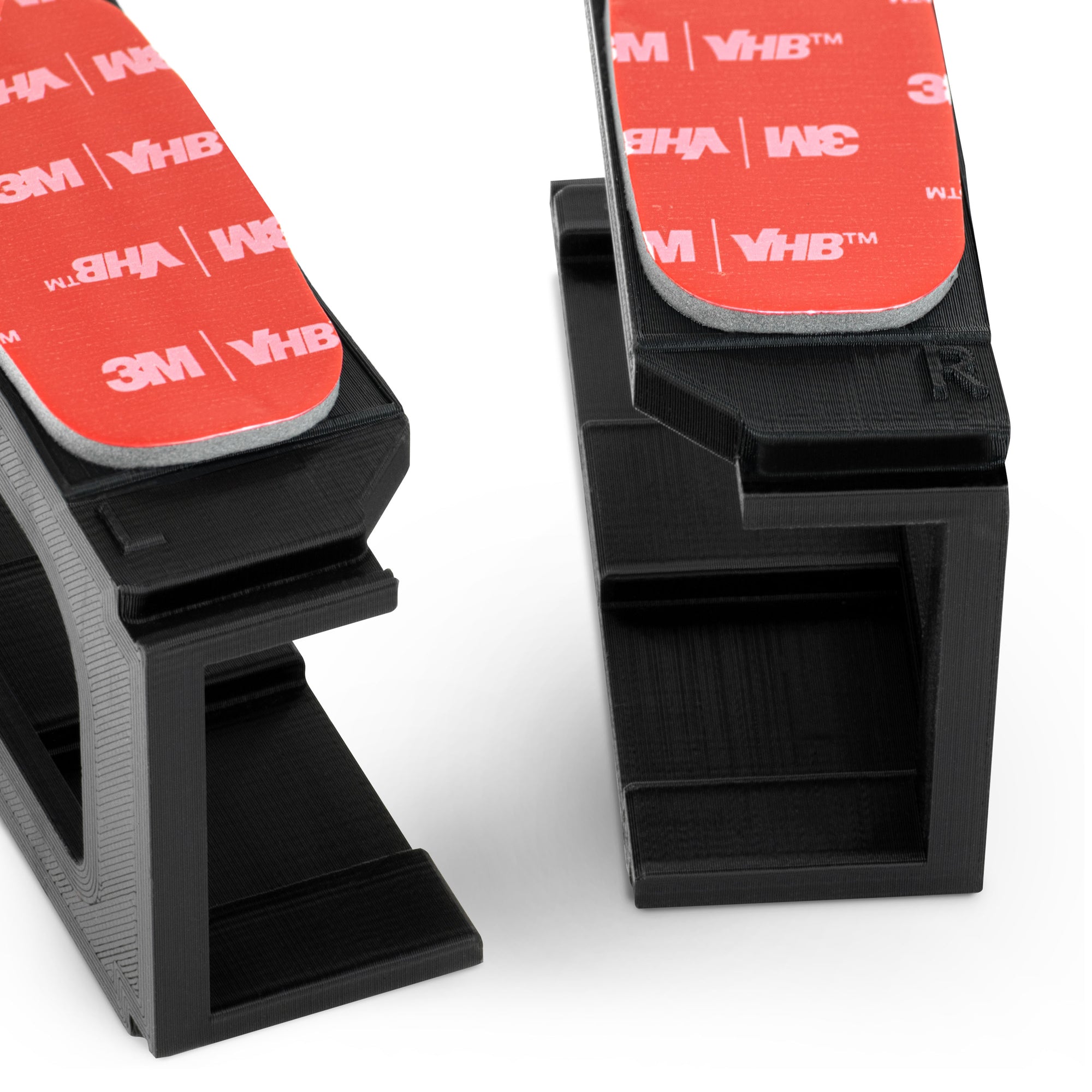 Modular Under Desk Mount Bracket for Keyboards, Routers, Cable Boxes and more