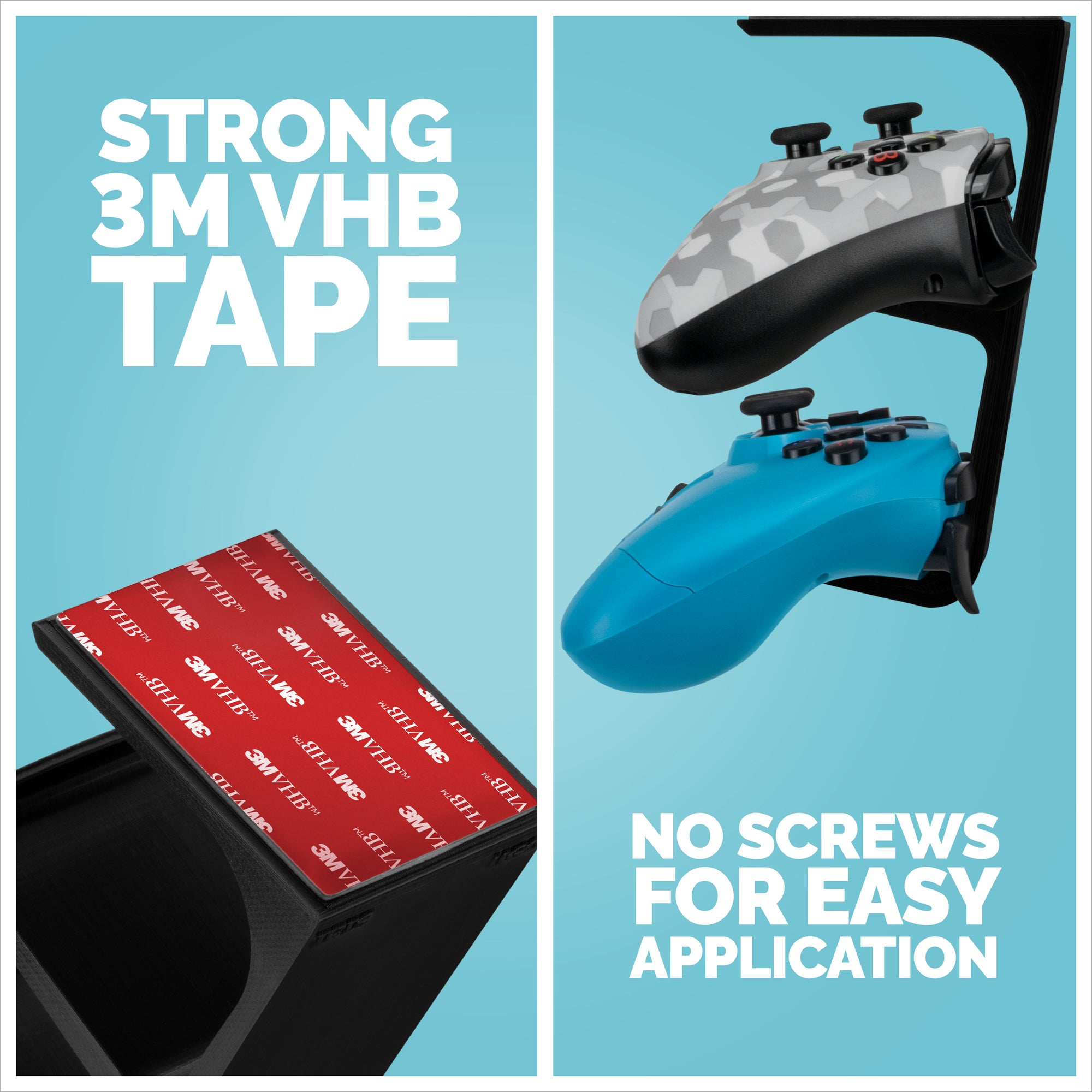 The Iris - Under Desk Dual Universal Controller Mount