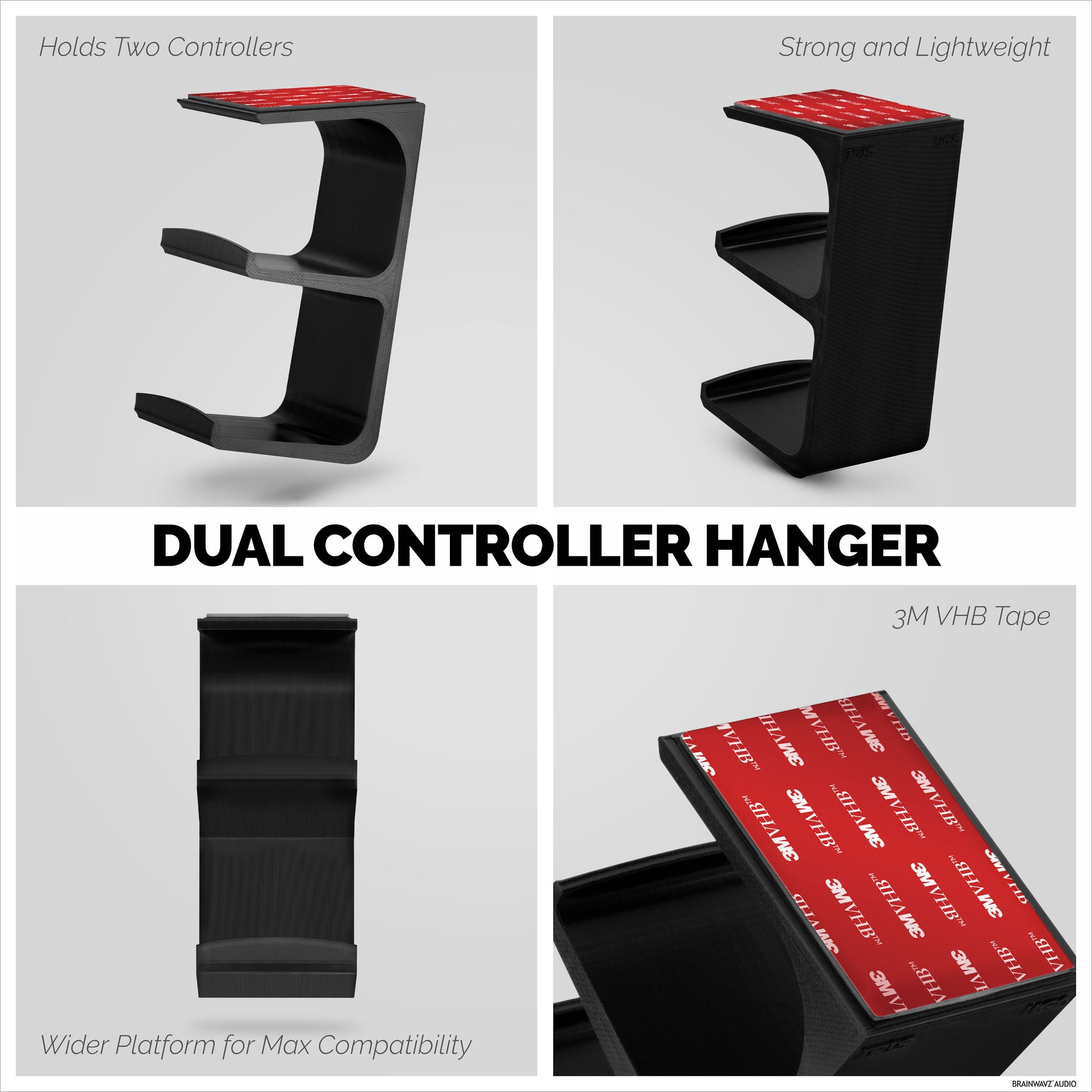 The Iris - Under Desk Dual Universal Controller Mount