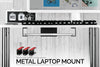 Металлический держатель для ноутбука под столом, крепление для таких устройств, как ноутбуки, Macbook, клавиатура, маршрутизаторы, модемы, кабельная коробка, сетевой коммутатор и многое другое